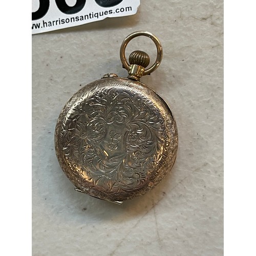 503 - 9ct gold pocket watch