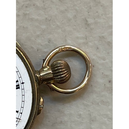 503 - 9ct gold pocket watch