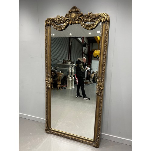 745A - Large french gilt frame mirror