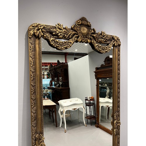 745A - Large french gilt frame mirror