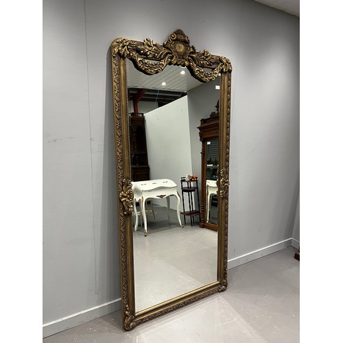 745A - Large french gilt frame mirror