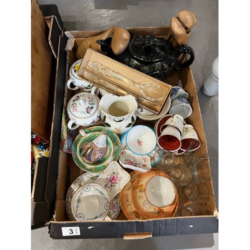 3 - 2 Boxes collectable china Susie cooper, crown derby, Wedgwood etc