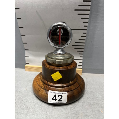 42 - Byce motor meter gem model on wooden plynth