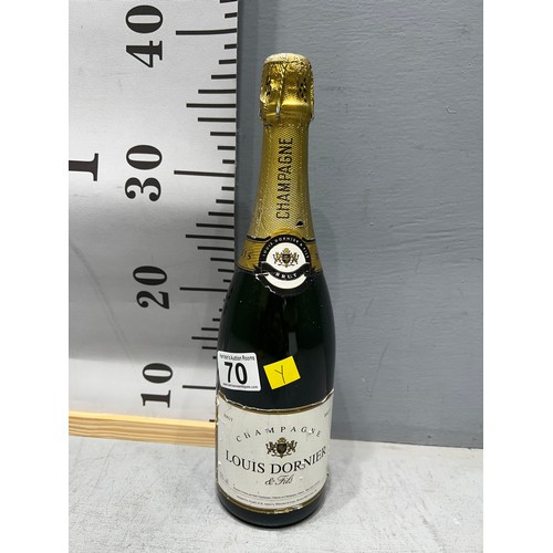 70 - Bottle Louis dorner champagne