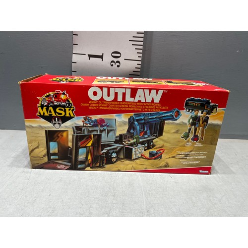 172 - Vintage mask outlaw toy on original box