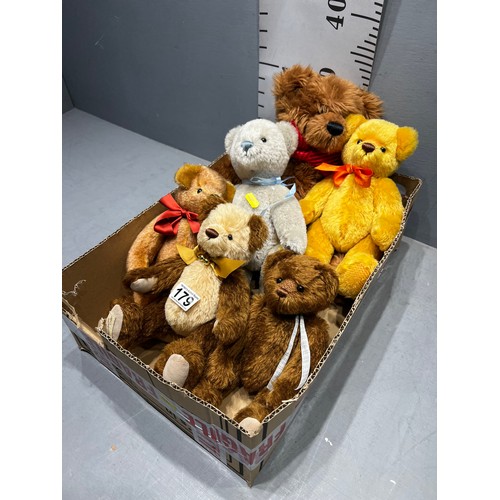 179 - Collection of dean's teddy bears