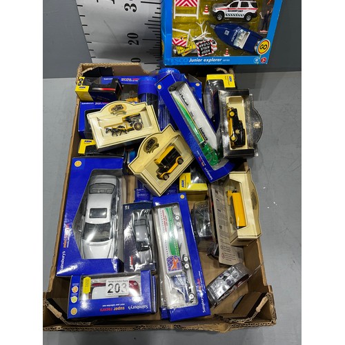 203 - Large box of toy cars all in original boxes