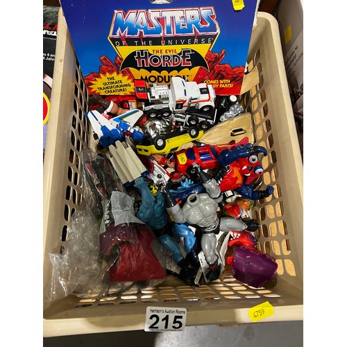 215 - Collection of vintage toys inc masters of the universe