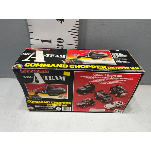 236 - Vintage A team command chopper in original box