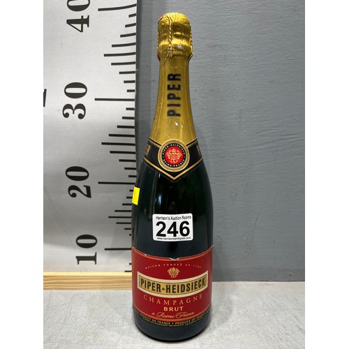 246 - Piper champagne (unopened)