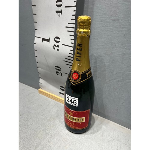 246 - Piper champagne (unopened)