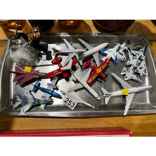 253 - Collection of match box etc fighter jets + others