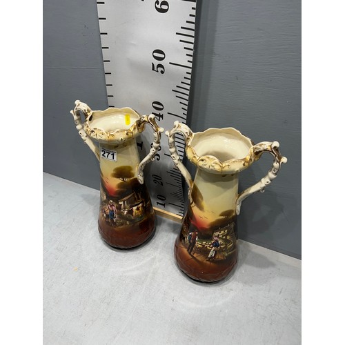 271 - Pair of Victorian vases