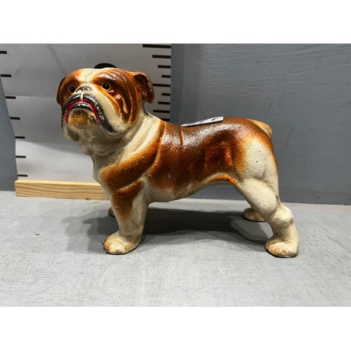 277 - Heavy cast iron dog door stop