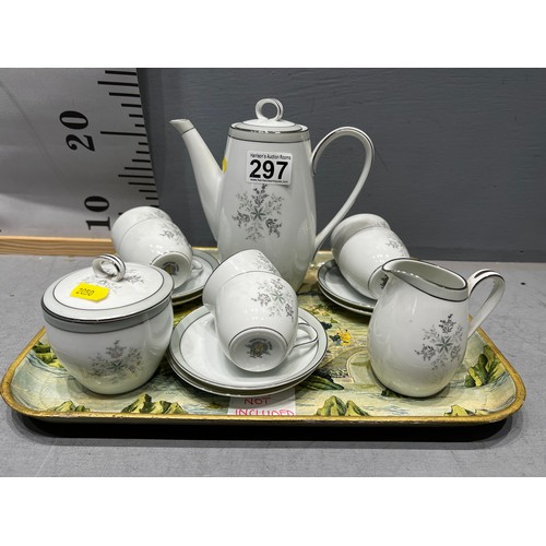 297 - Noritake coffee set