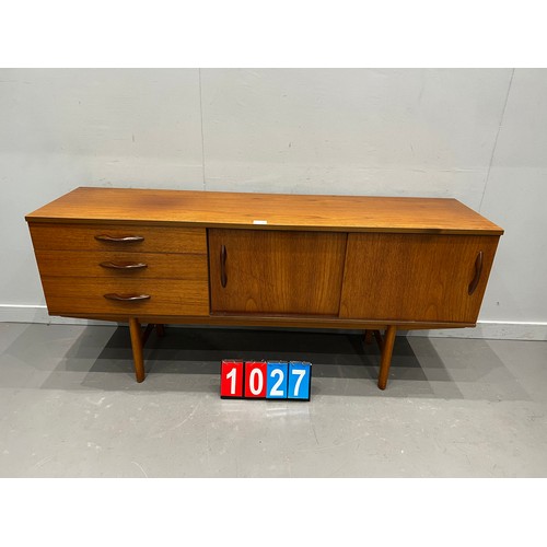 1027 - Avalon mid century teak sliding door sideboard