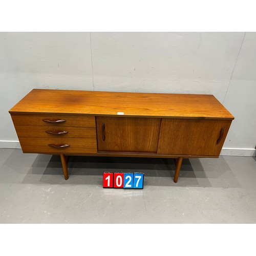 1027 - Avalon mid century teak sliding door sideboard