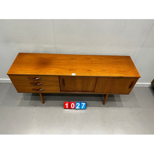 1027 - Avalon mid century teak sliding door sideboard