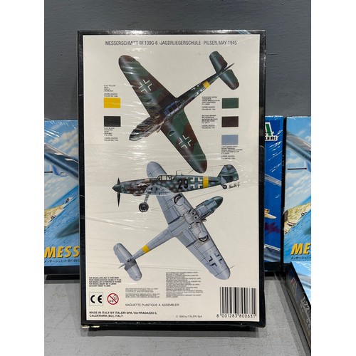 4 - 10 Italeri model kits all messerchmitts bf-109 G-6 all cellophane wrapped