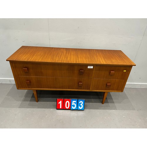 Mid century teak sideboard clean