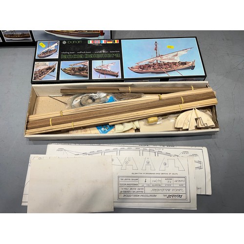 48 - 3 Pan art model boat kits