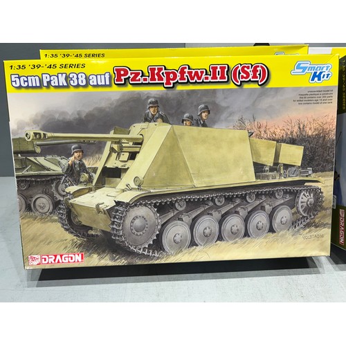 84 - 4x dragon tanks inc, panzerjage pak 38, hetzer & another