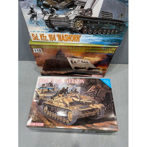 110 - 3 Dragon tanks inc Stug IV, 'Nashorn' + Panzerkampftwagen