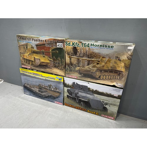 432 - 4x Dragon tanks inc, hornisse & 171 panther + gepanzerter L and Wasserschlepper