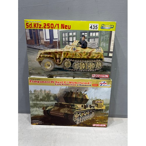 435 - 2x Dragon heavy armour vehicles + tank