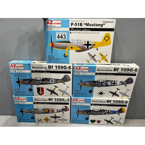 443 - 5x A.Z model plane kits