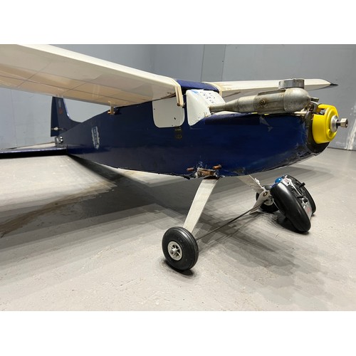 345B - Blue & White Model Aeroplane + remote