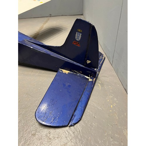 345B - Blue & White Model Aeroplane + remote