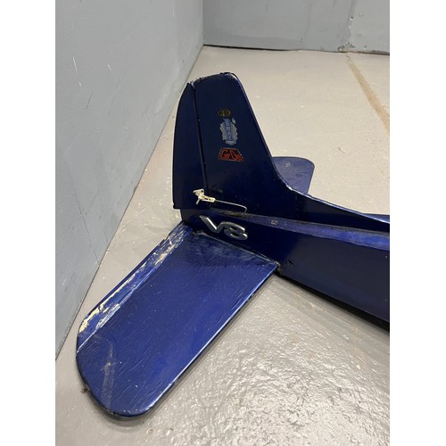 345B - Blue & White Model Aeroplane + remote