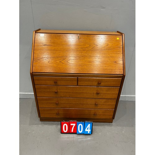 704 - Nathan teak bureau