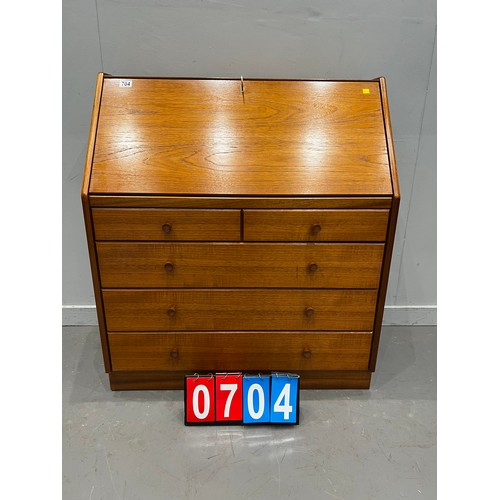 704 - Nathan teak bureau