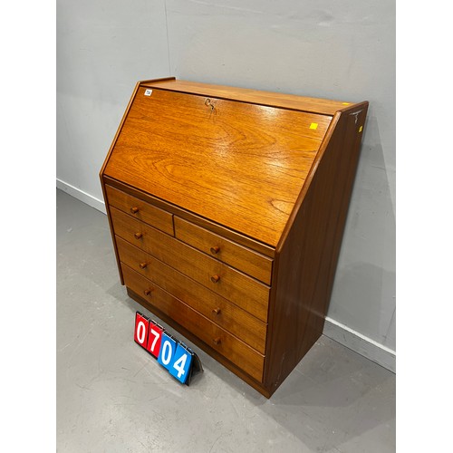 704 - Nathan teak bureau