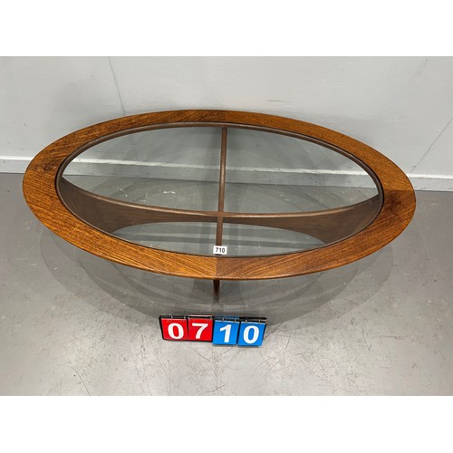 710 - G-plan astra oval coffee table