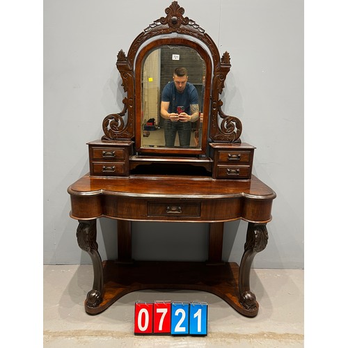 721 - Victorian mahogany duchess dressing table