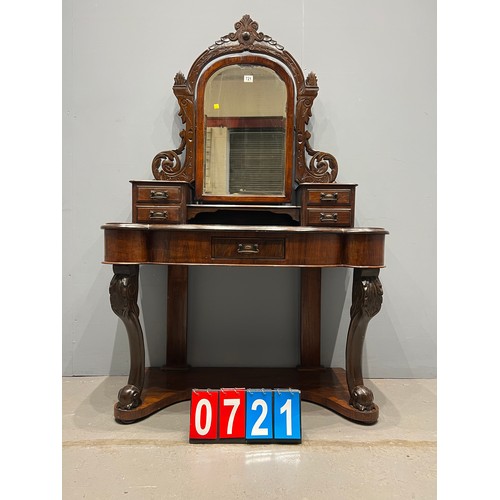 721 - Victorian mahogany duchess dressing table