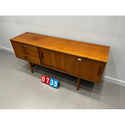 735 - Mid century teak sideboard Avalon (sliding door)