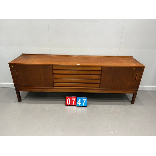 747 - Mid century teak sideboard danish? mobler?