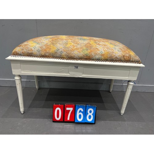 768 - French duet stool/foot rest