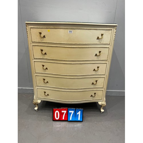 771 - French Louis chest of drawers