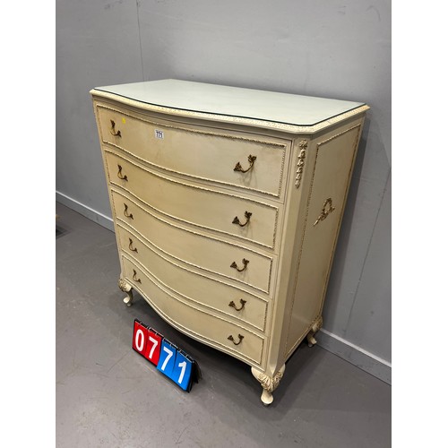 771 - French Louis chest of drawers