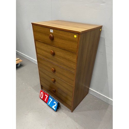 772 - Mid century chest of drawers