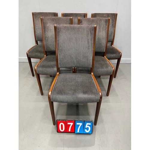 775 - 6 G-plan dining chairs