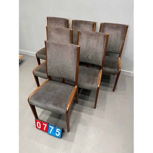 775 - 6 G-plan dining chairs