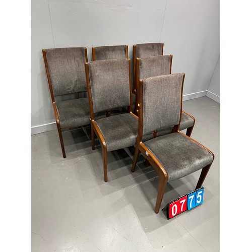 775 - 6 G-plan dining chairs