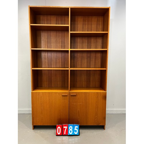 785 - Danish mid century wall unit/ room divider