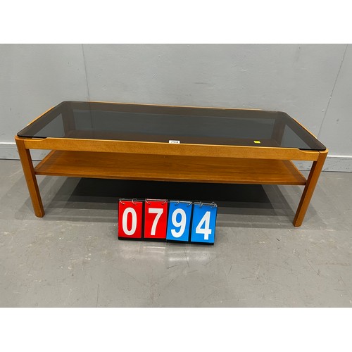 794 - Myer mid century coffee table teak